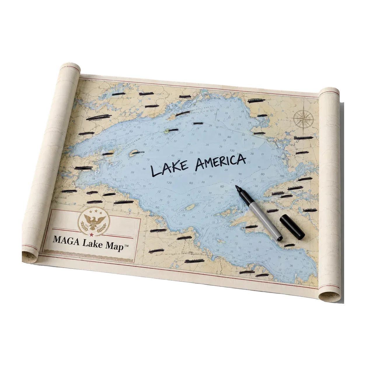 Product photo of MAGA Lake Map